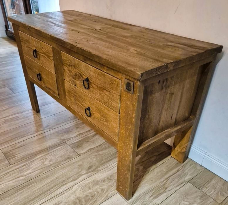 Szafka pod umywalkę/komoda stare drewno, loft, boho, rustykalna, retro