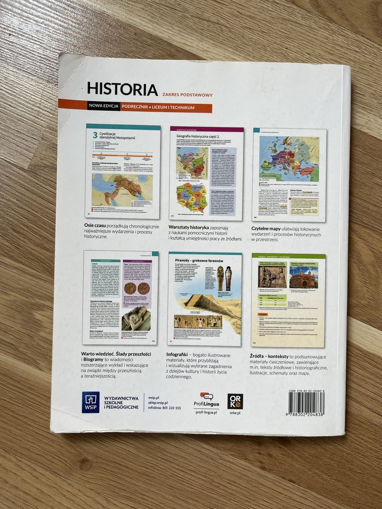 Podręcznik Historia 1 WSiP