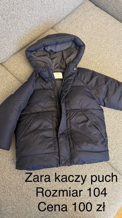 Kurtka puchowa Zara rozmiar 104