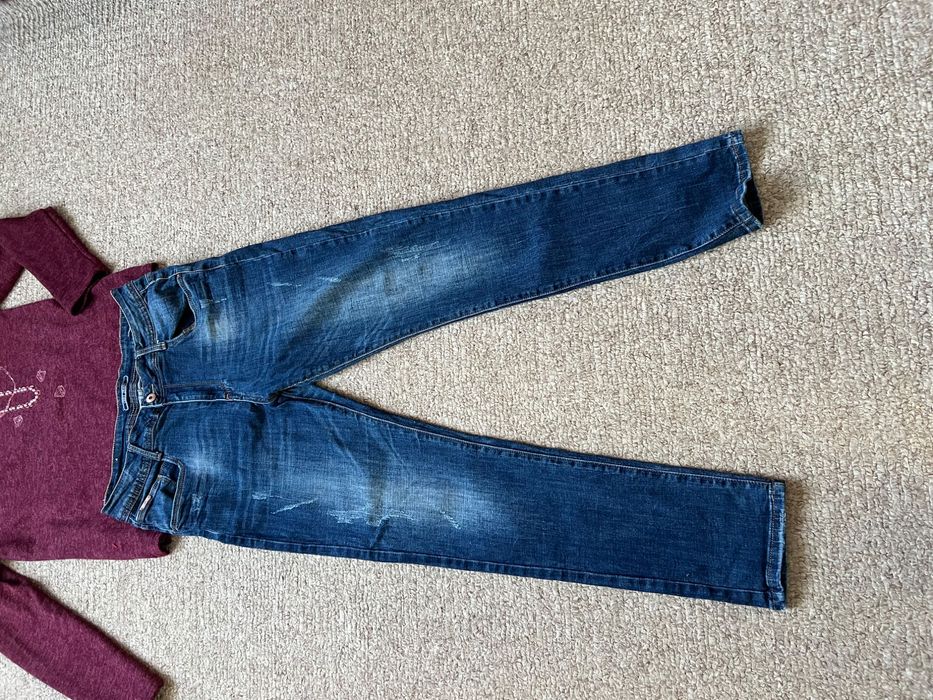 Кофта, светр та джинси розмір л-хл стан ідеальний