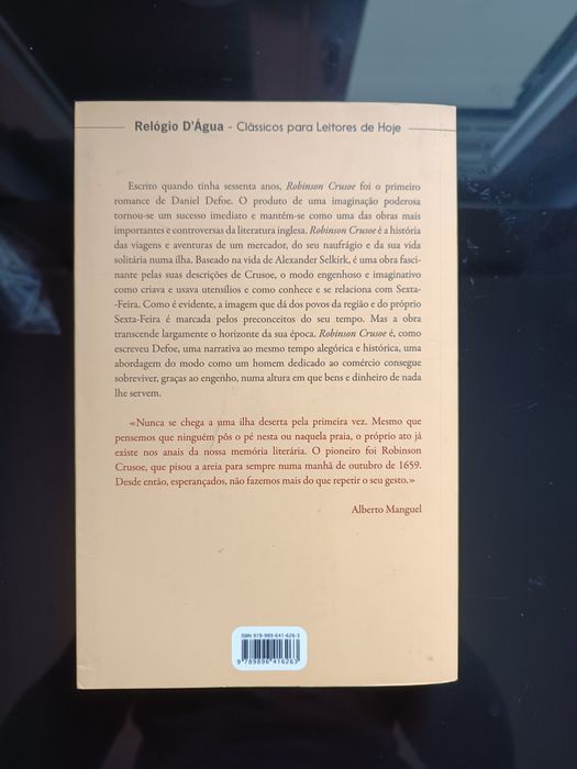 Livro Robinson Crusoe