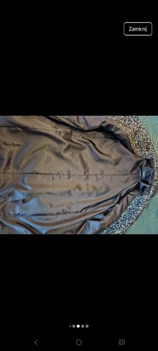 Płaszcz z wełną Mango