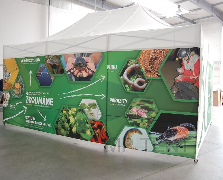Namiot ekspresowy, reklamowy 3x4,5 z nadrukiem aluminiowy premium