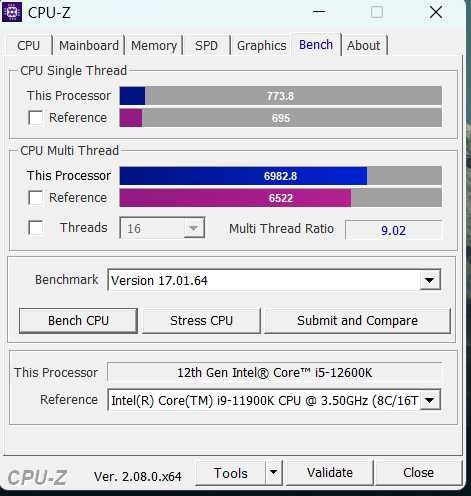 Intel Core i5 12600k 10 ядер 16 потоків