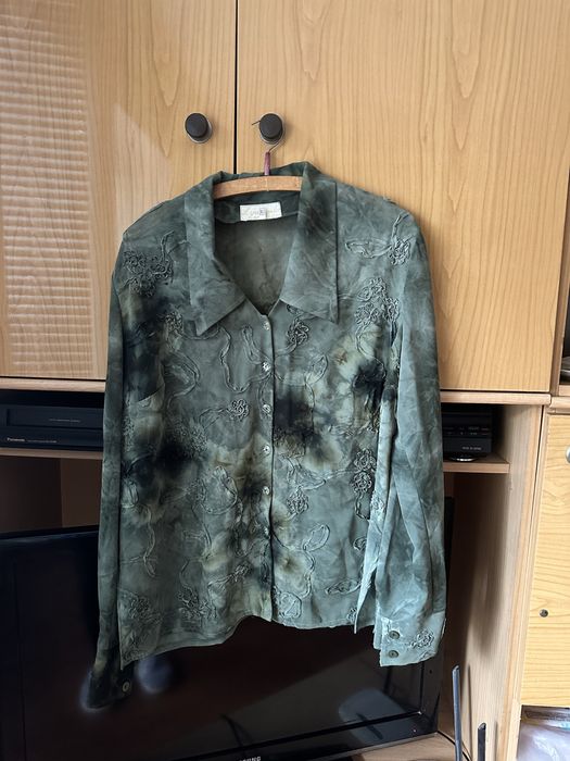 Блуза зеленого кольору