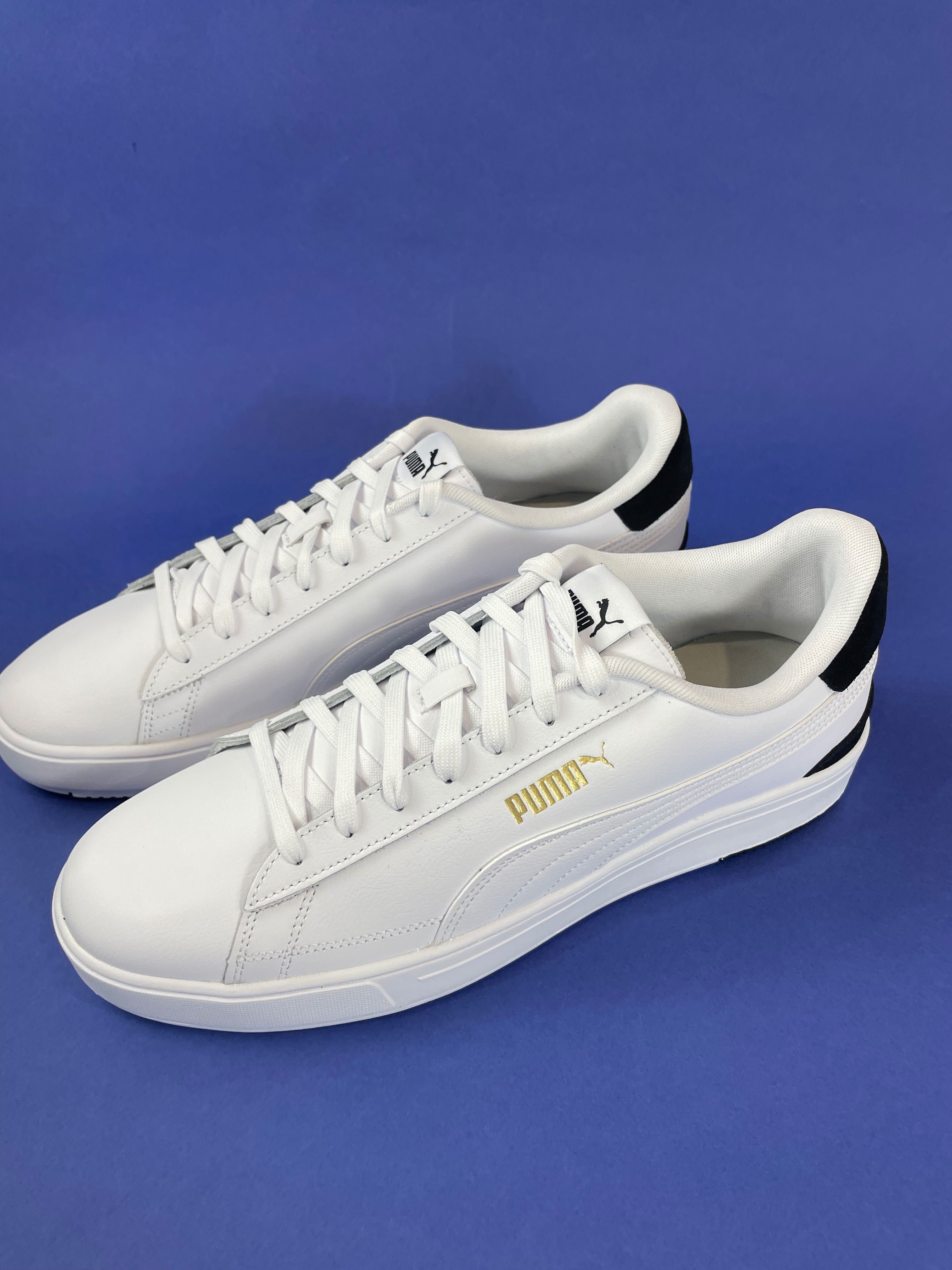 Чоловічі білі шкіряні кеди PUMA Serve Pro 47 розмір