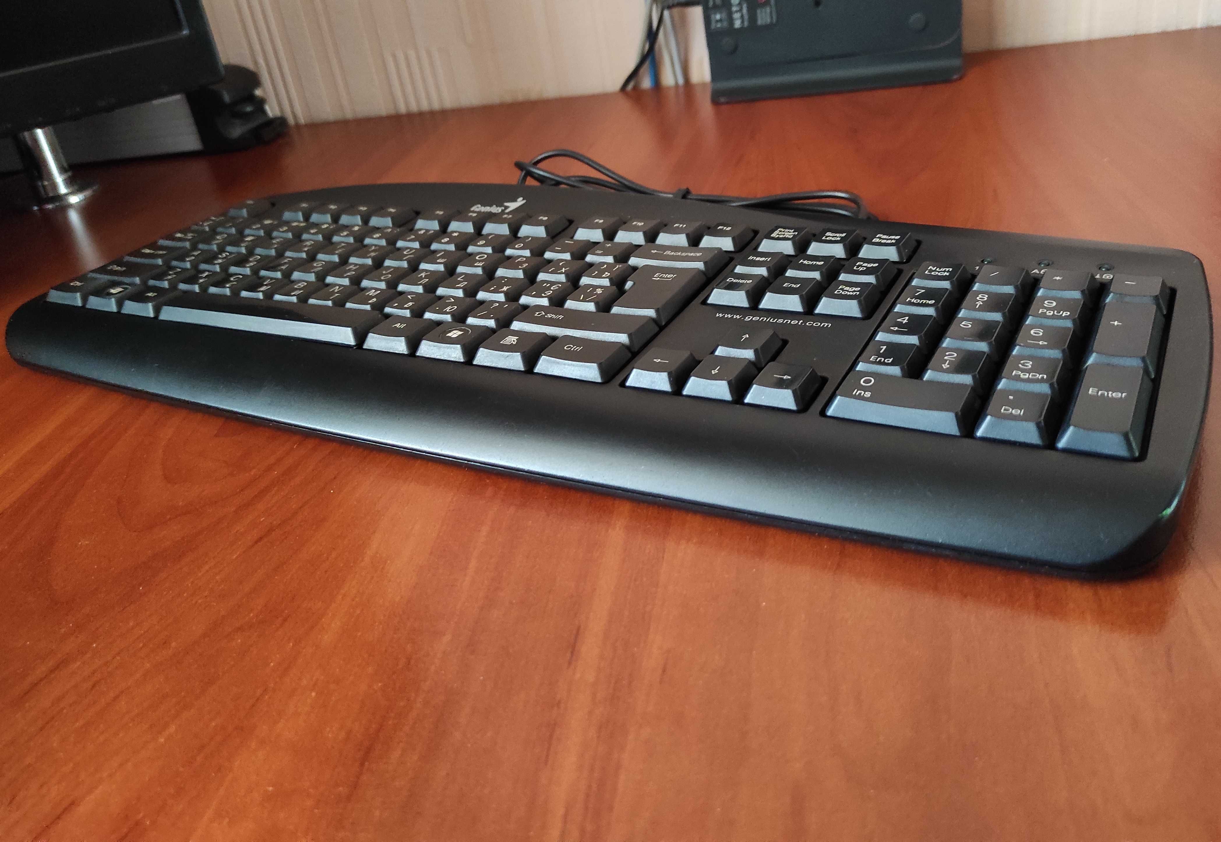 клавиатура Genius KB 110 Black USB (eng/rus/ukr) - состояние новой!