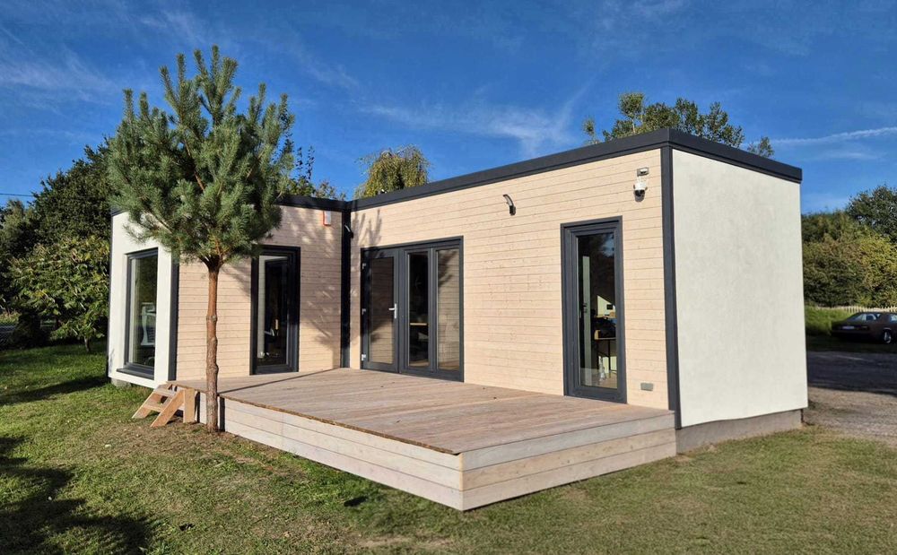 DOM MODUŁOWY Domek Mobilny Szkieletowy Na Zgłoszenie Całoroczny