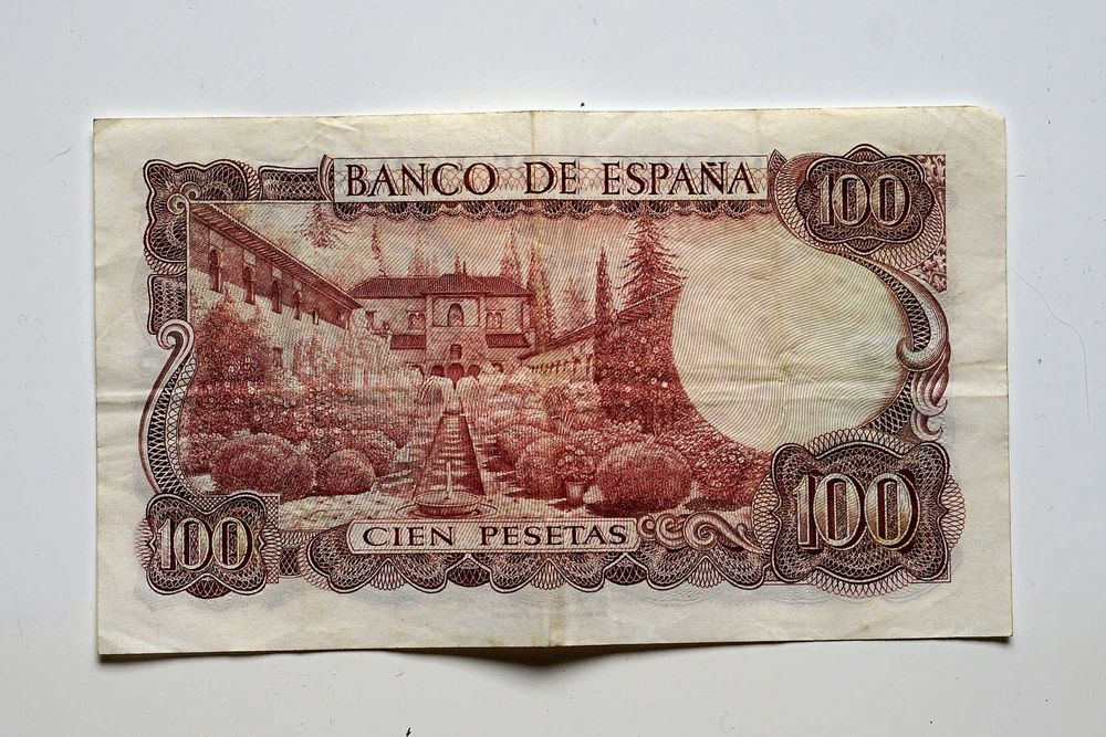 Nota de 100 Pesetas - 1970