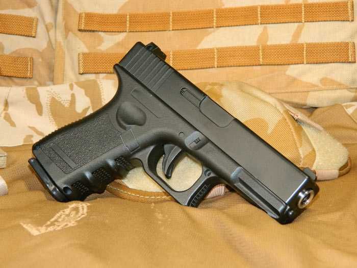 Дитячий металевий пістолет Глок 17 (Glock 19,23) Galaxy G15