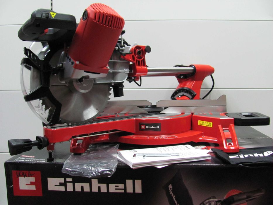 Пила торцювальна Einhell TC-SM 2534/1 Dual протяжка 340 мм з Німеччини