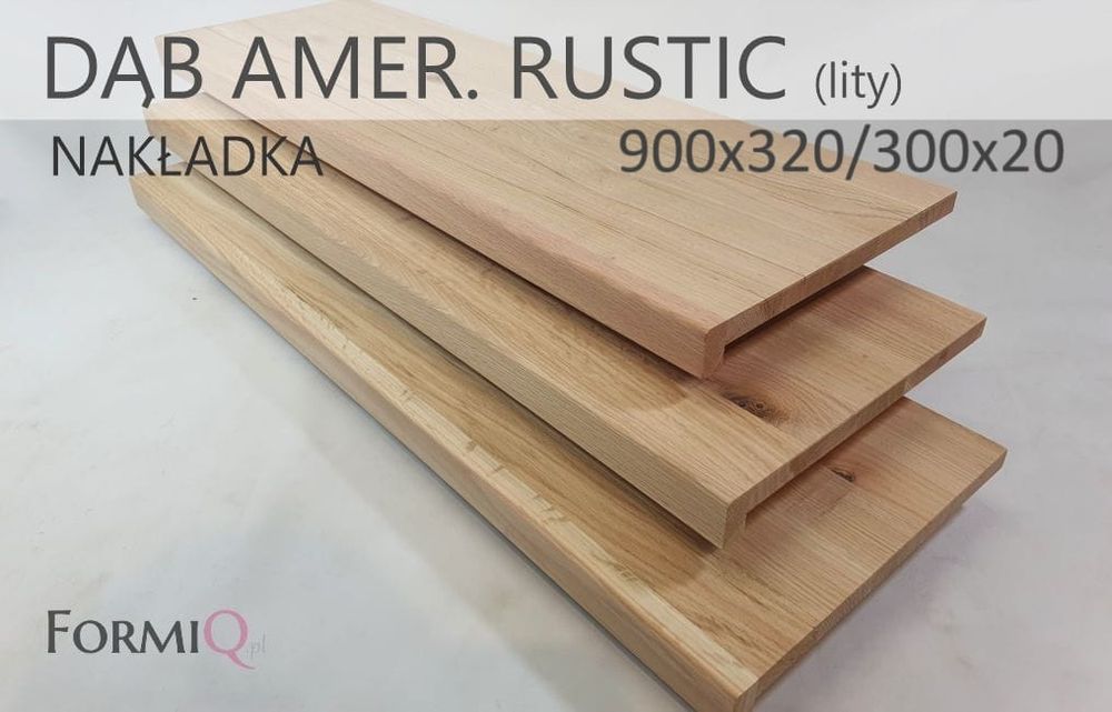 Nakładki dąb amerykański rustic lite 900x320/300x20/40