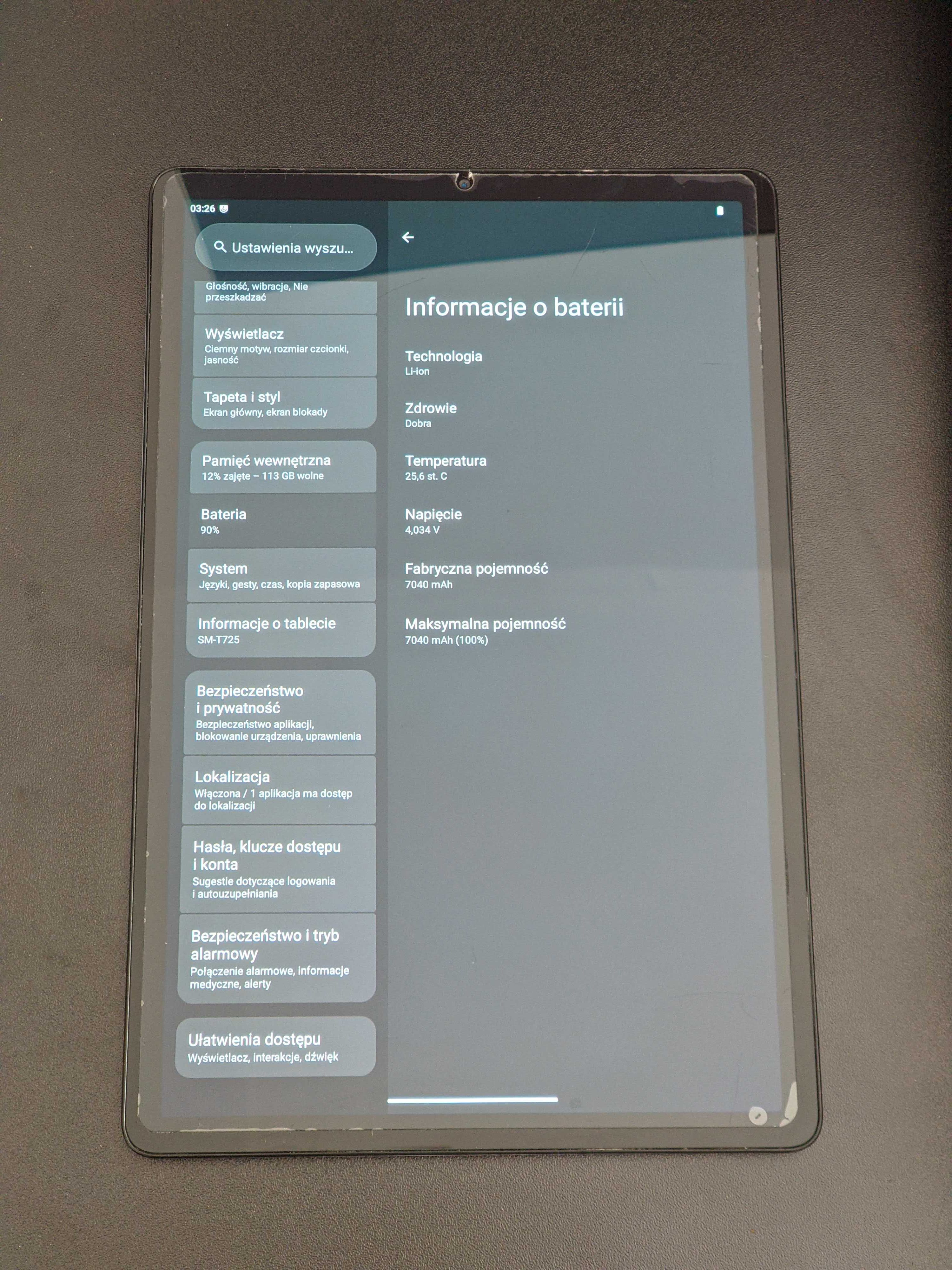 Samsung Galaxy Tab S5e LTE 128GB/6GB Android 15 LineageOS