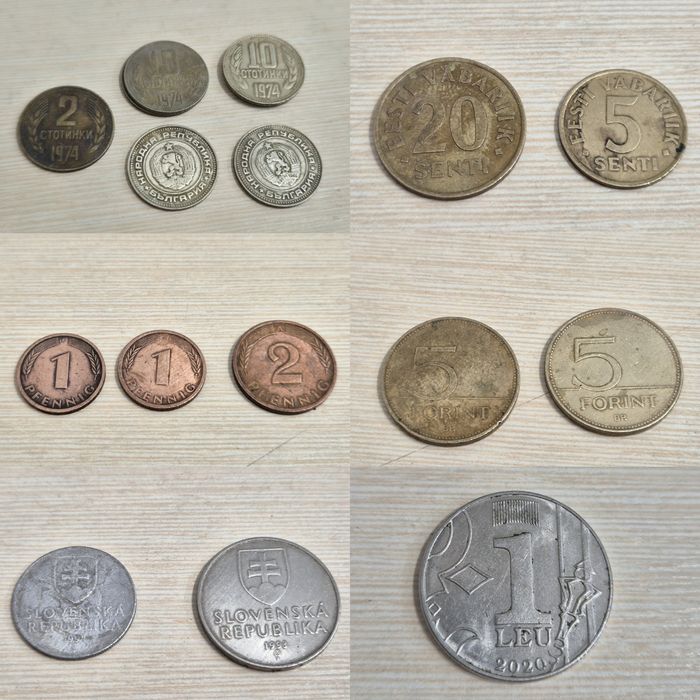 Монети з різних країн