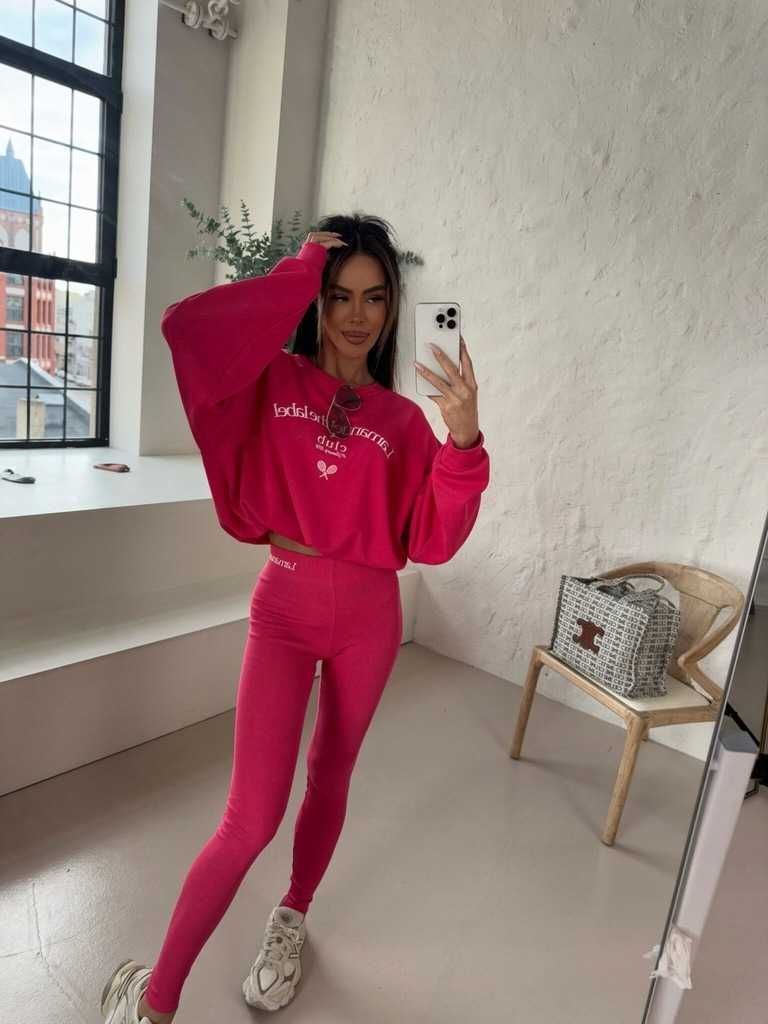 La manuel dres komplet bluza legginsy besties fuksja M