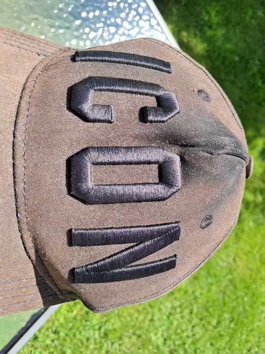 Dsquared2 Cap czarna snap back Baseball czapka z daszkiem ICON