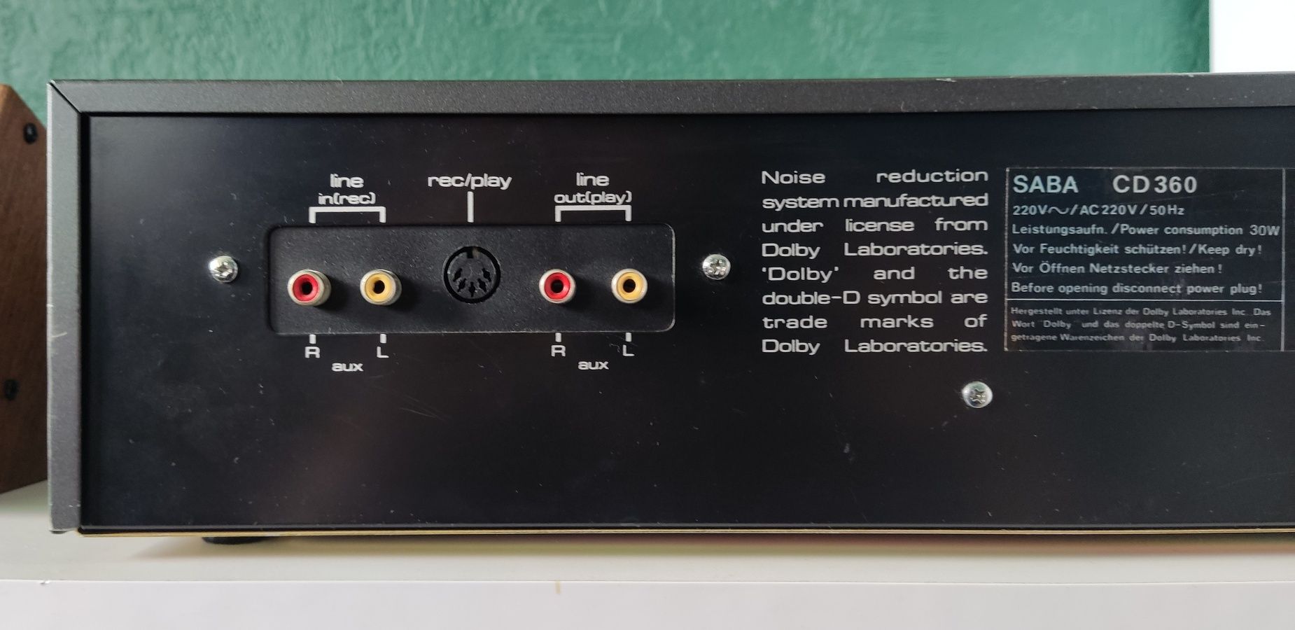 Saba CD 360 deck magnetofon