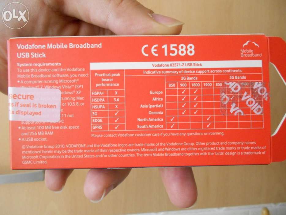 Pen 3G Vodafone modelo K3571-Z