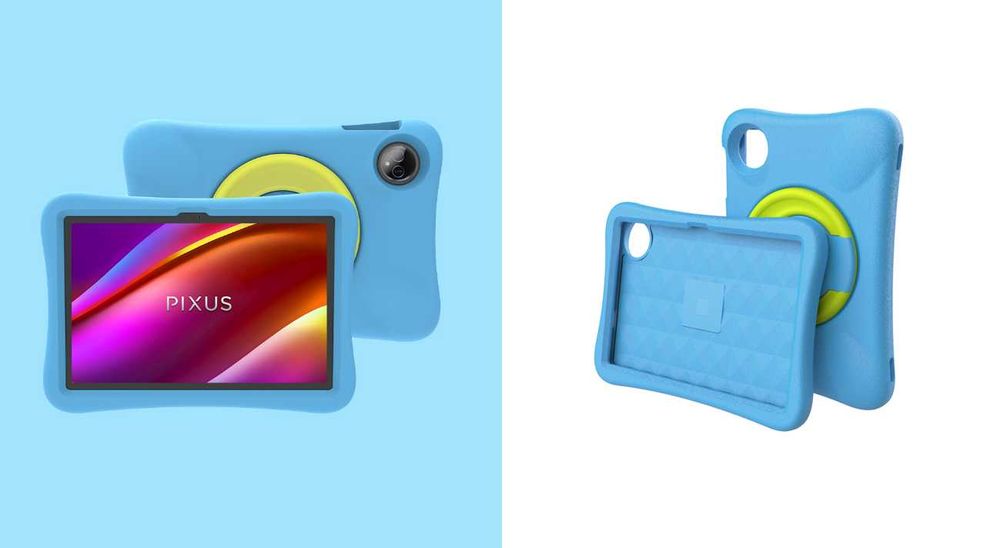 Чохол захисний дитячий голубий for kids для планшета Pixus Loga 10.1"