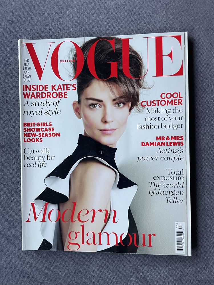 Magazyn modowy British Vogue UK 2013