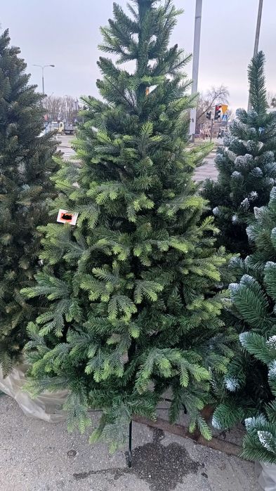 choinka sztuczna GUMOWA PE PU stoisko firmowe polski producent OKAZJA