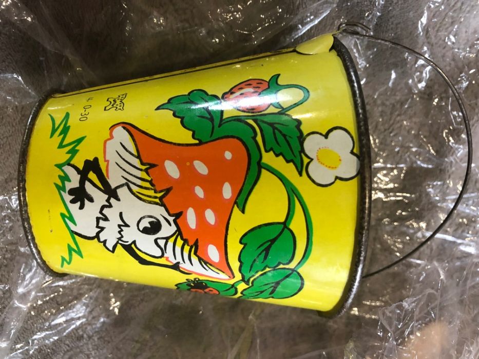 игрушка ссср гдр для куклы Ведерка два вида