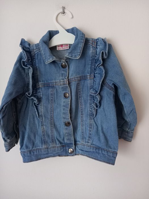Kurtka jeansowa niemowlęcą rozmiar 86