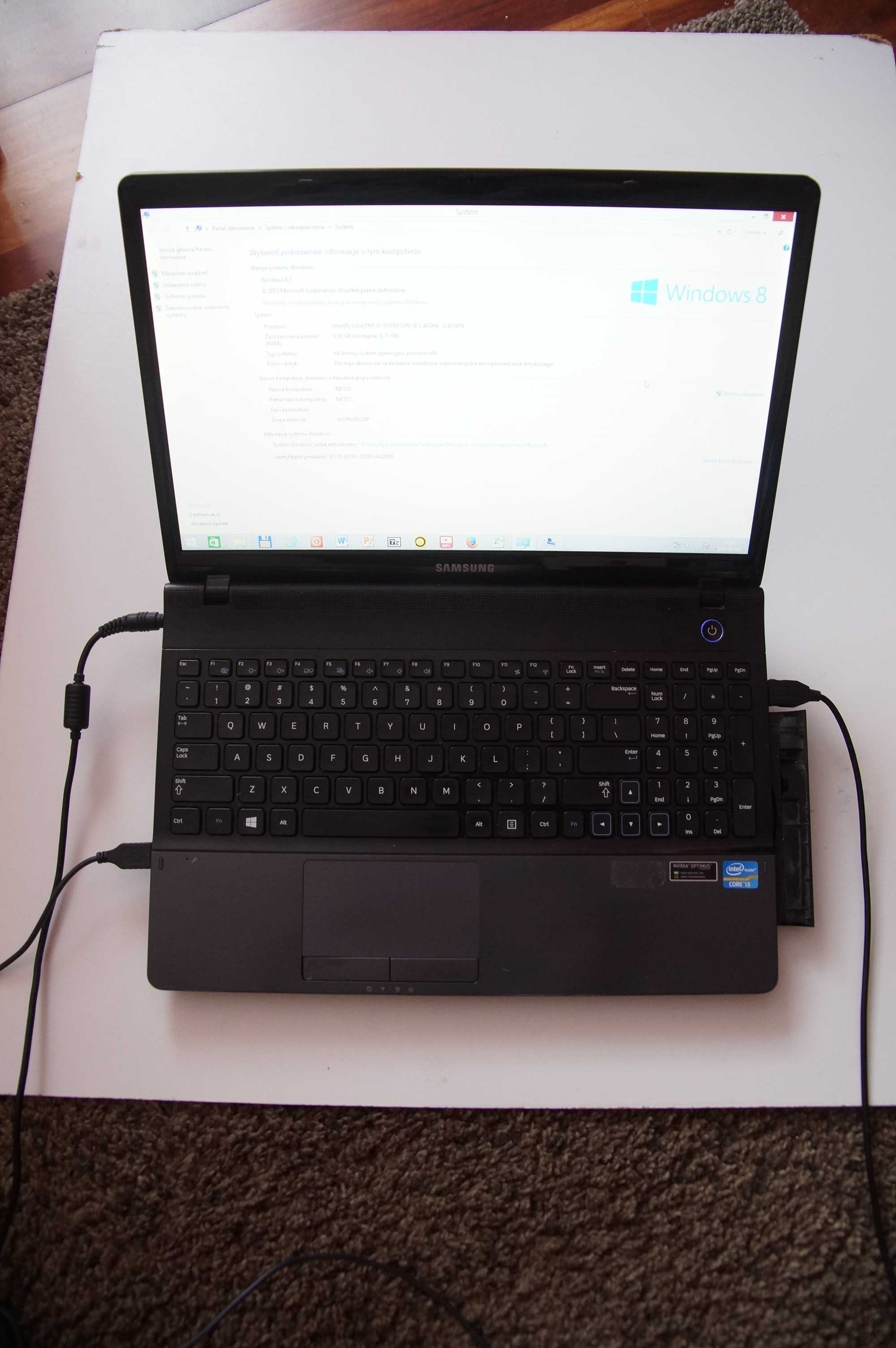 Laptop Samsung np310e5c u02pl i3 3110