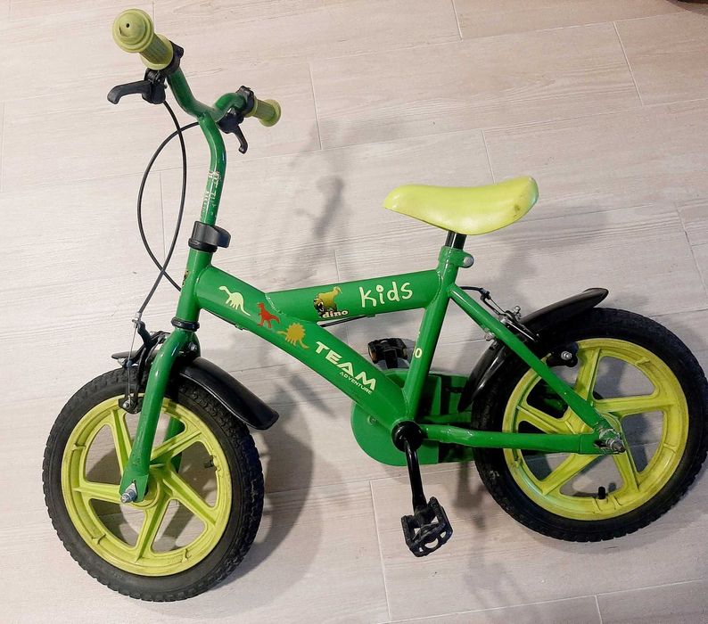 Bicicleta de Criança - Team Adventure Dino (verde)