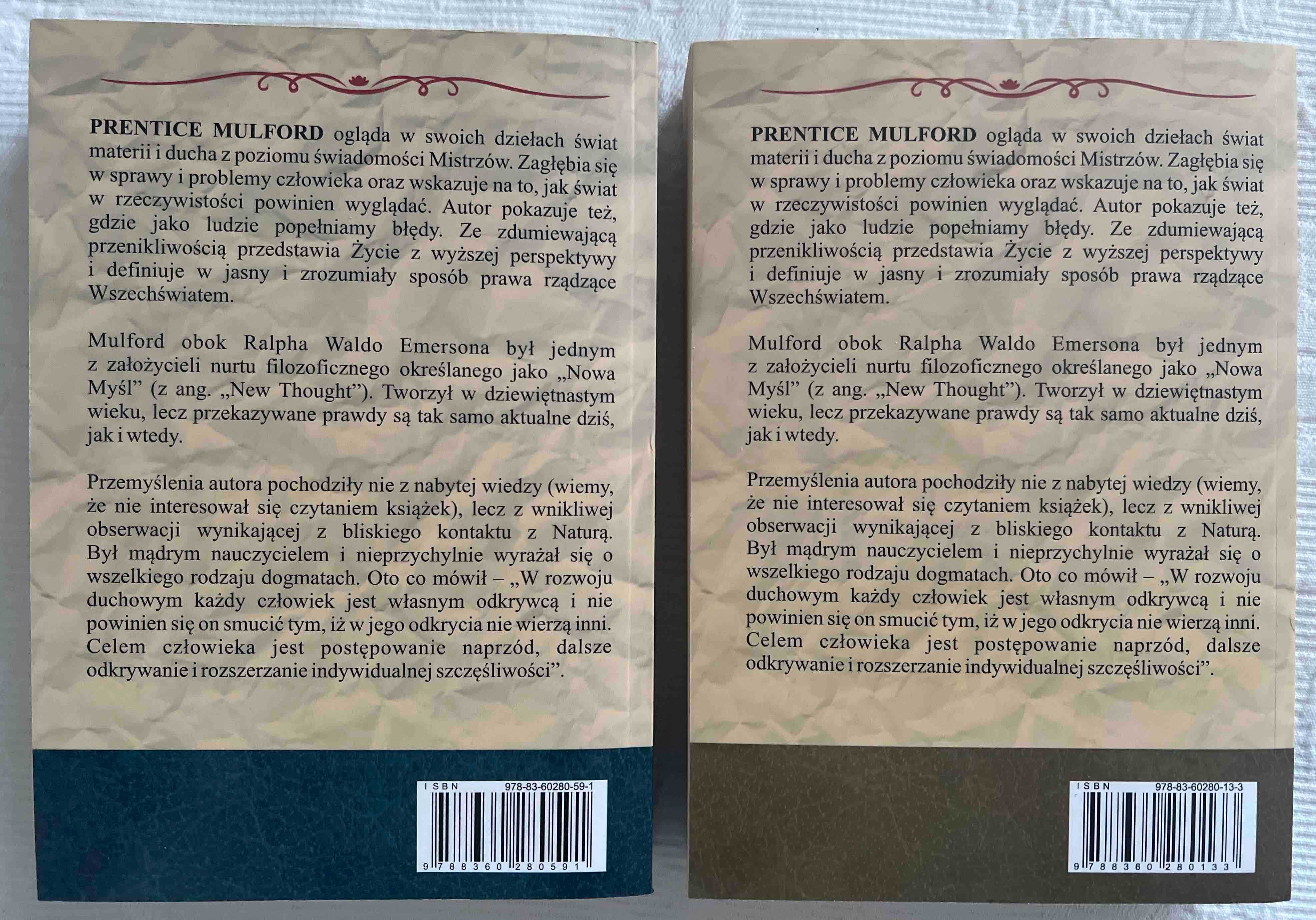nowe książki Prentice Mulford - Dzieła zebrane T1 i T2