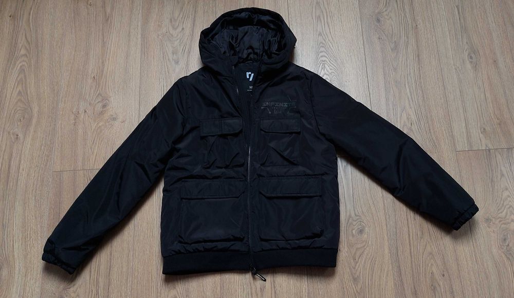 Kurtka młodzieżowa dla chłopaka bomberka ocieplana 170 cm REPORTER