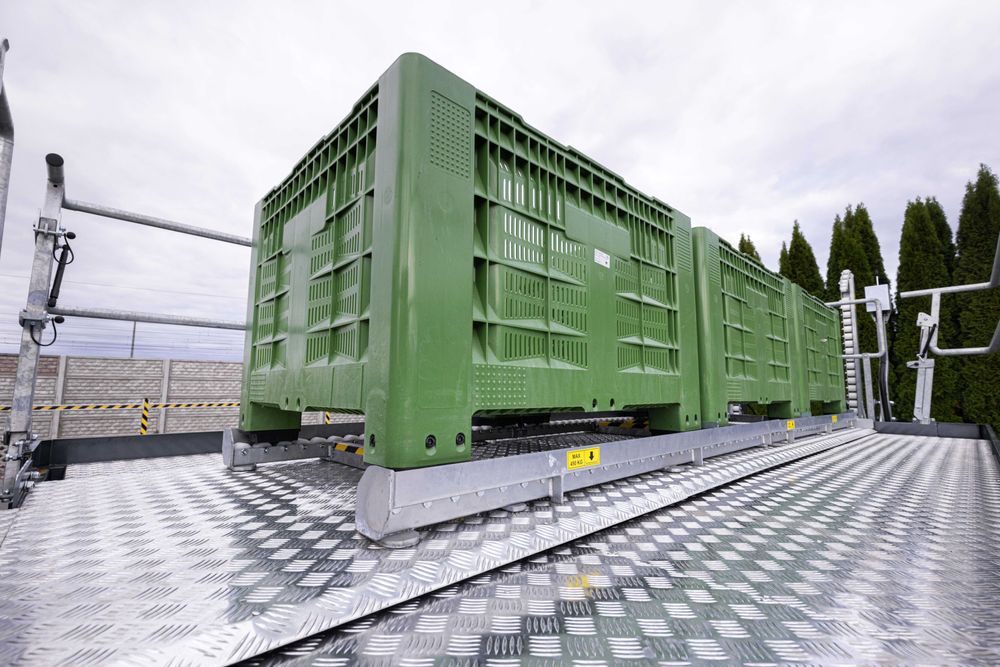 Platforma sadownicza PSH-3 KRÓLIK  l 4-koła skrętne