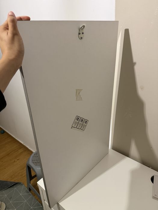 Espelho de Parede Aço Inoxidável 80 cm