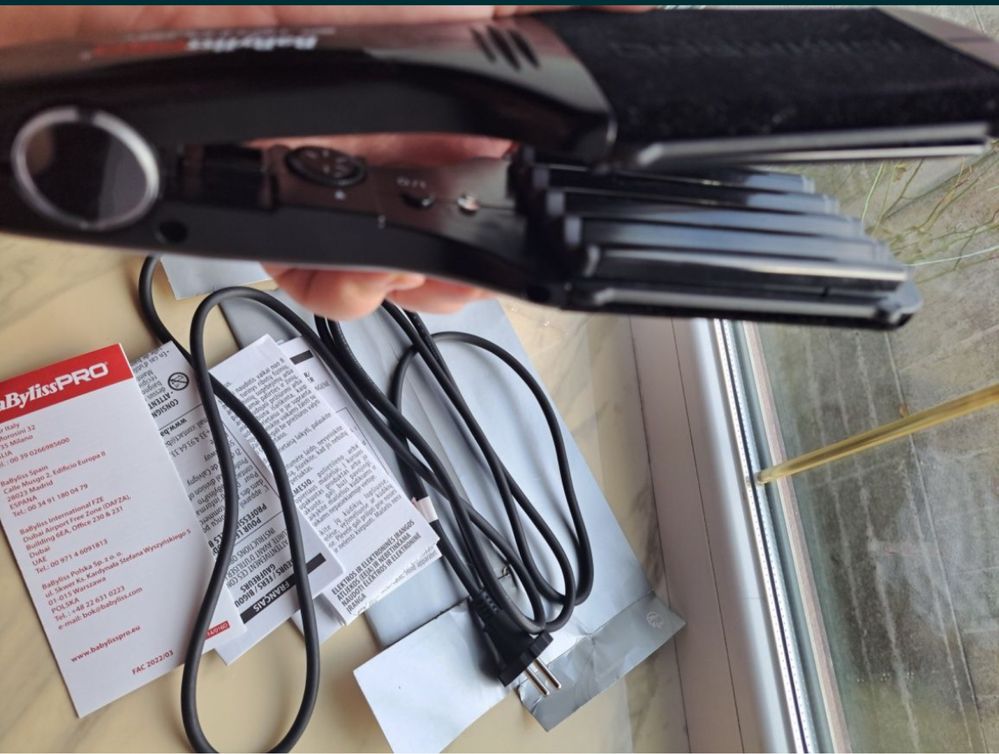 НОВАЯ Профессиональная Плойка гофре BaByliss Pro Crimp 60 стайлер