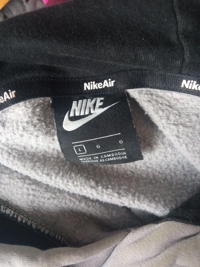 Szara bluza z kapturem Nike