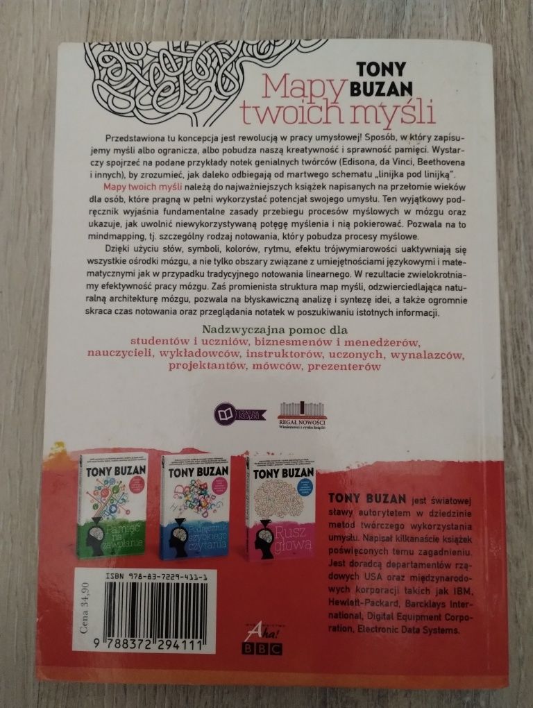 Tony Buzan - Mapy Twoich myśli, samorozwój, rozwój mentalny