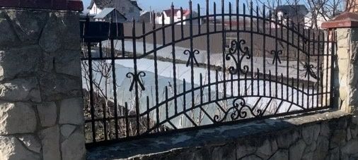 Кований  металевий забор