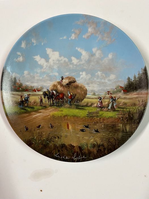 Prato cena campestre com certificado de autenticidade