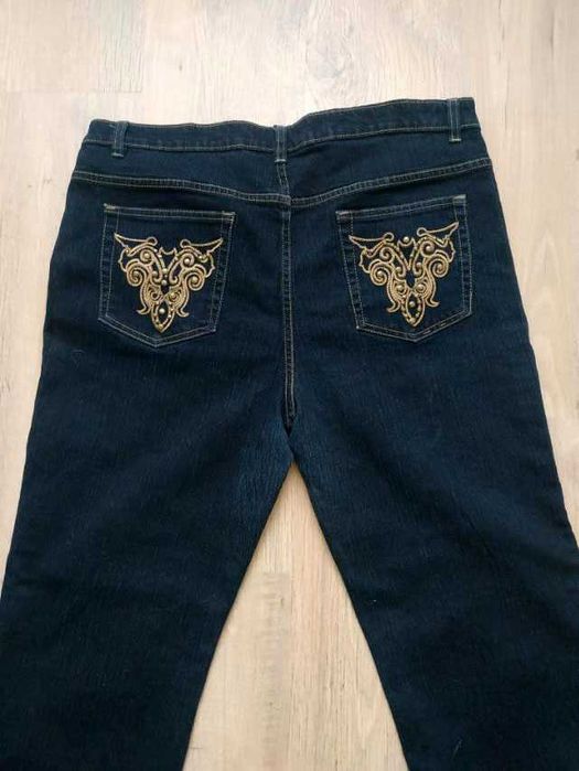 Джинсы женские широкие палаццо 42