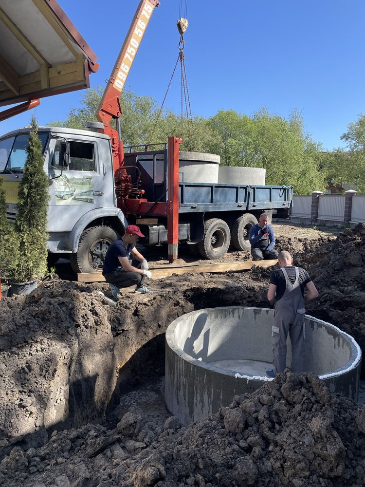 Залізобетонні кільця від виробника.Макаров,Калиновка,Фасова.