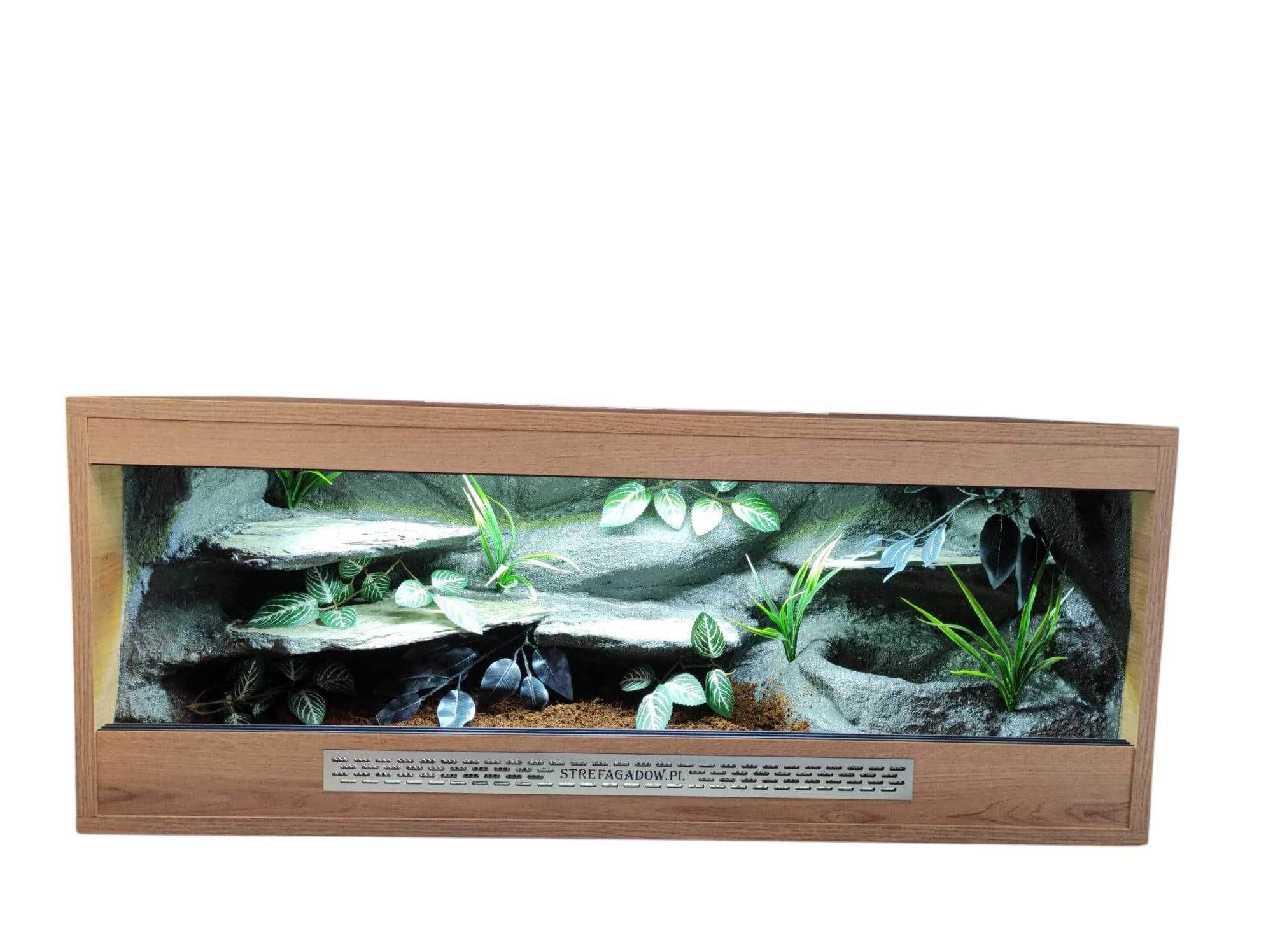 Terrarium tropikalne nr725 100/40/40 dla węża boa pyton DOSTĘPNE