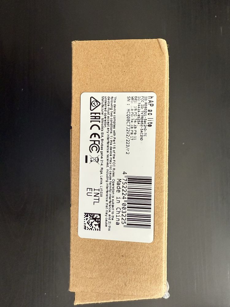 Router Mikrotik hAP ac lite