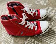 Sapatilhas altas, Mustang, Vermelho