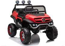 Auto samochód  na Akumulator Mercedes Unimog S Czerwony Lakier
