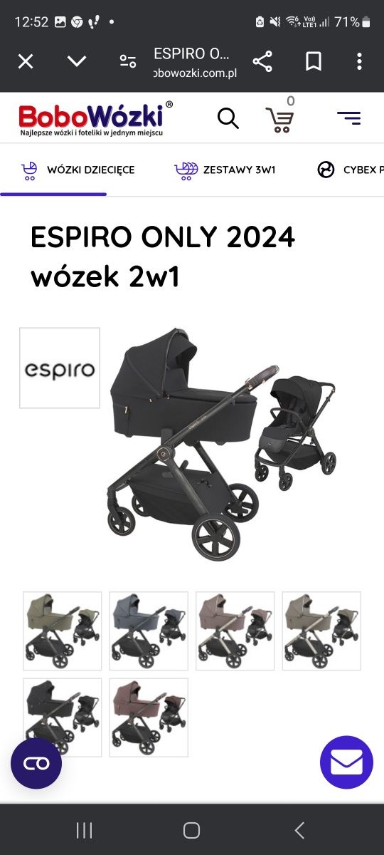 Wozek espiro  2 w 1