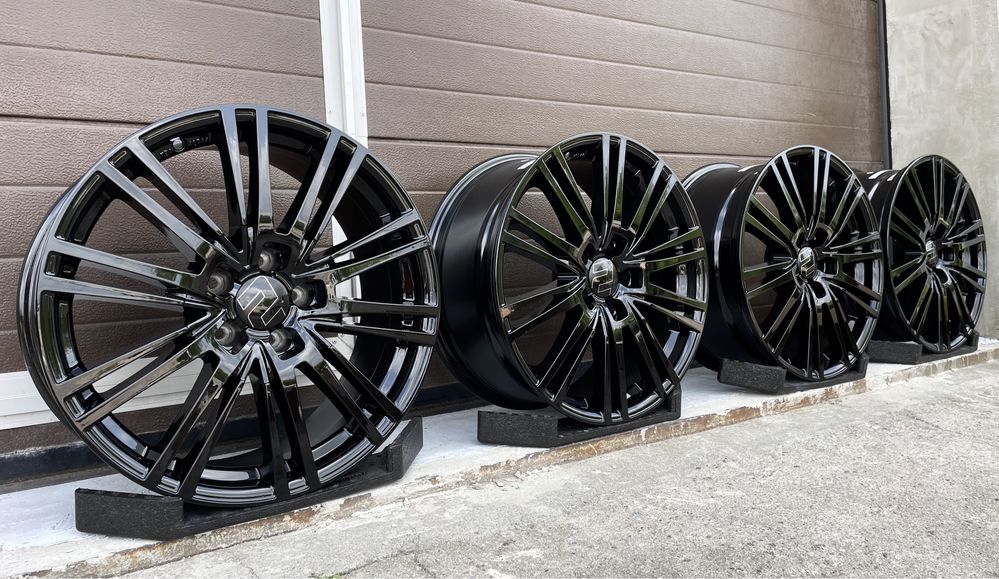 4x felgi aluminiowe Czarne 5x112 r18 et35 8J Alufelgi 18” |Germany