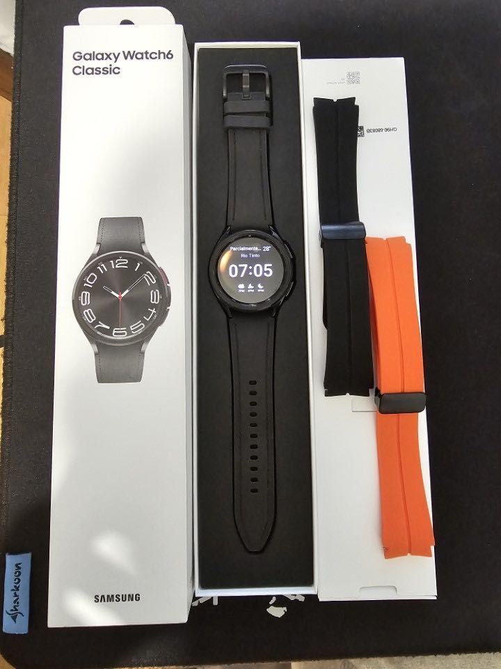 SAMSUNG Galaxy Watch6 Classic 43 mm BT Preto