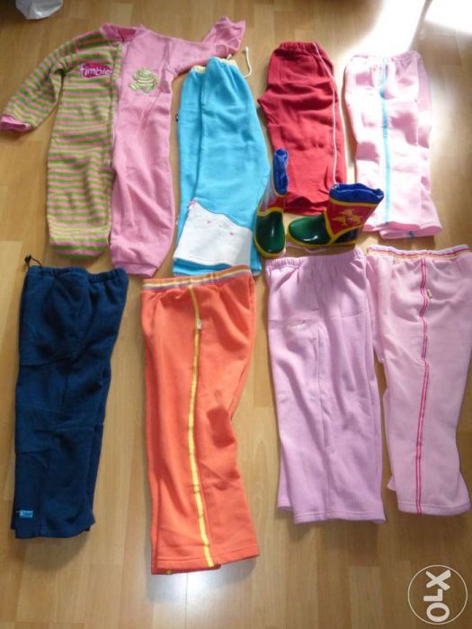 Spodnie, gumowce, piżama dla dziewczynki około 122 #31