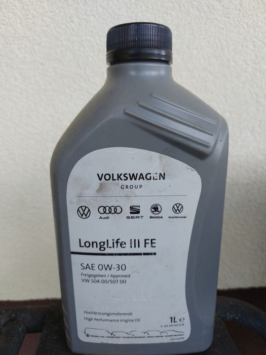 6l olej volkswagen LongLife III FE 0W30