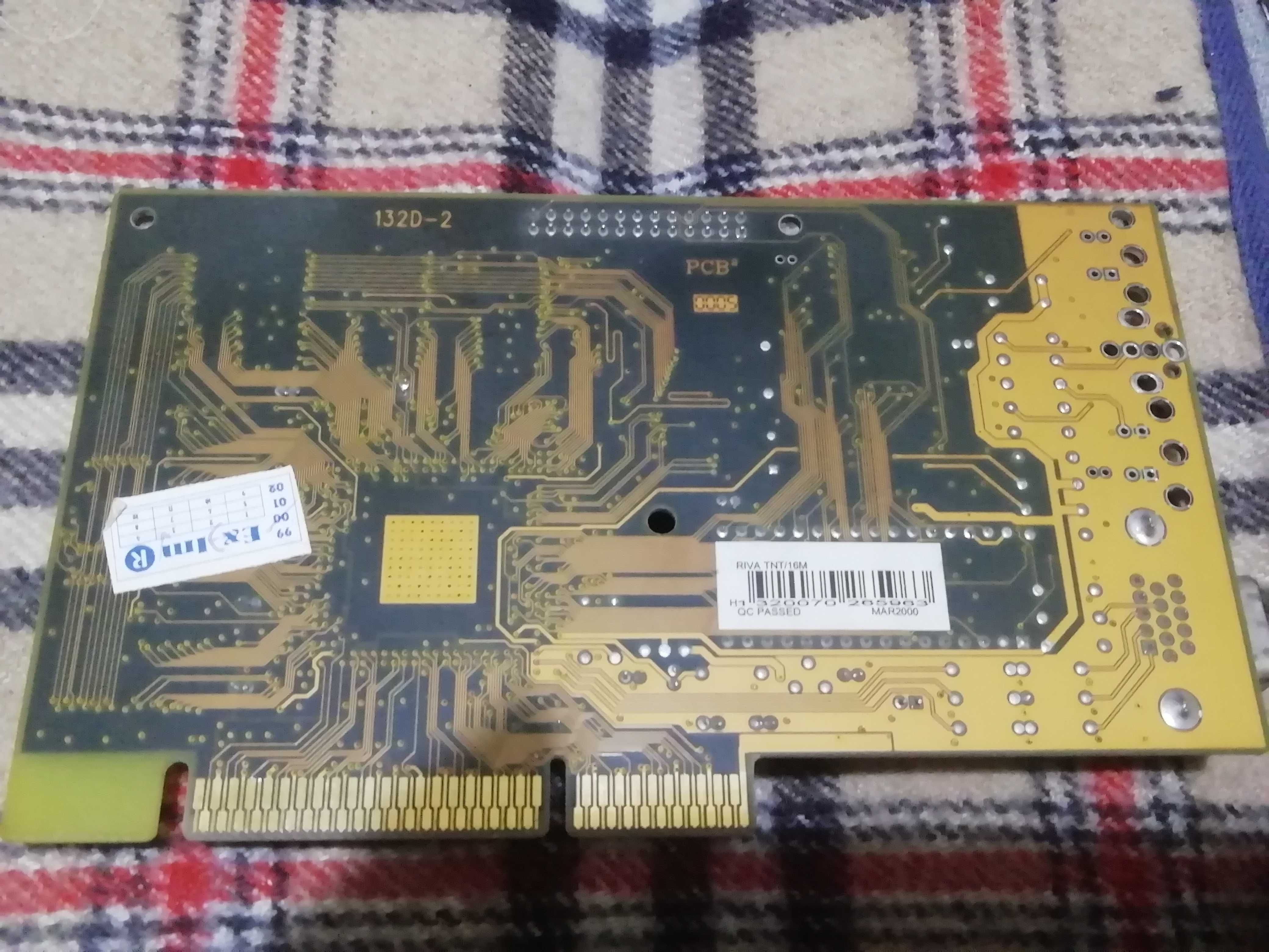 Відеокарта видеокарта RIVA TNT 1, 16 мб, 1999-2000 р.